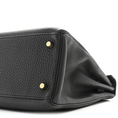 Hermes Togo Kelly Retourne 28 Black 10 of 10