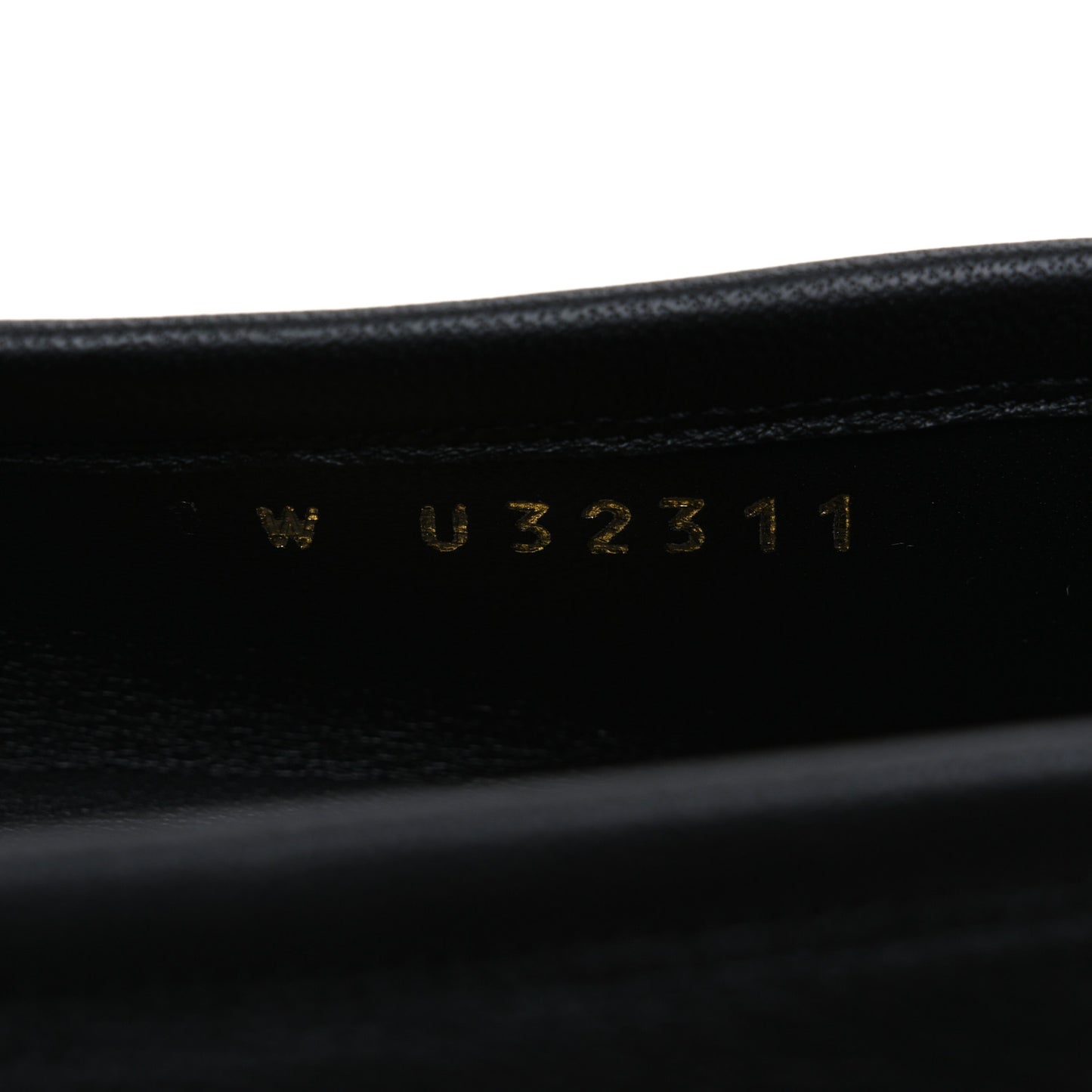 Calfskin Womens Stitched CC Loafers 38 Black