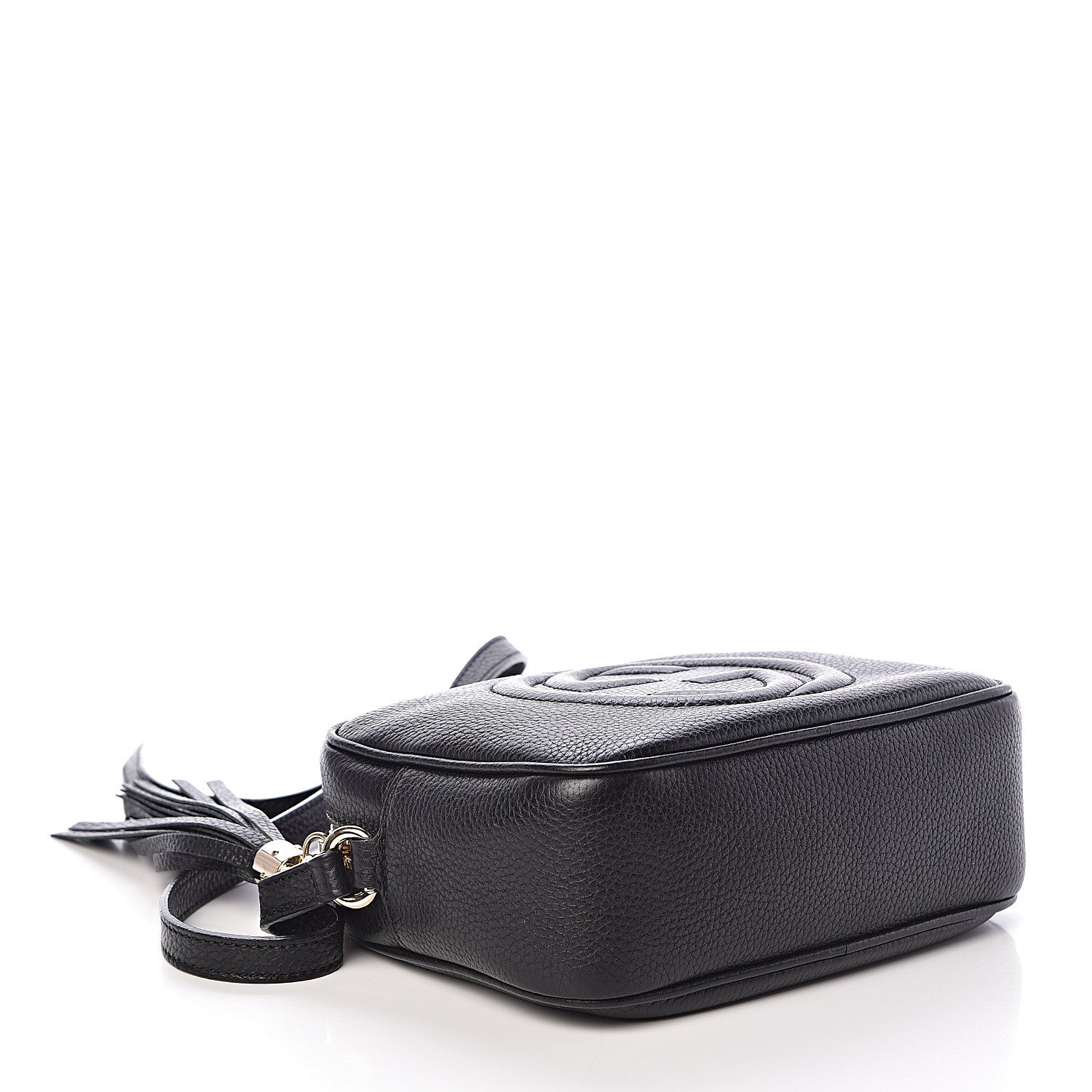 Gucci Pebbled Calfskin Small Soho Disco Bag Black 4 of 10
