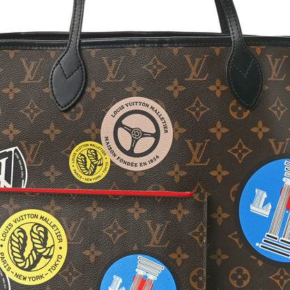 Louis Vuitton Monogram My LV World Tour Neverfull MM 9 of 11