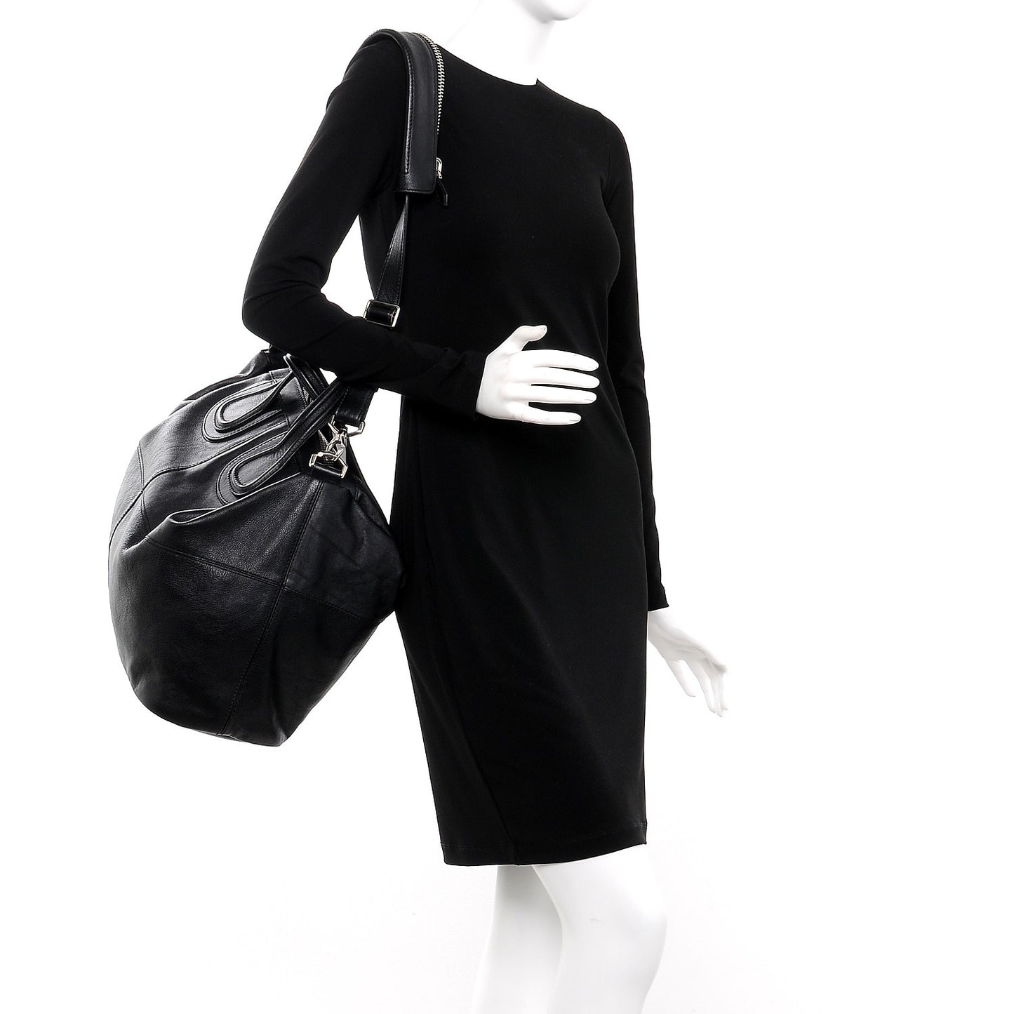 Sugar Goatskin Large Nightingale Black