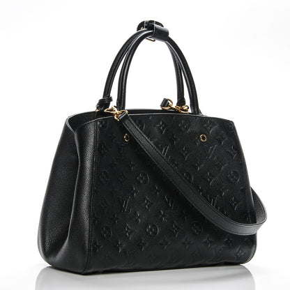 Louis Vuitton Empreinte Montaigne MM Black 3 of 7