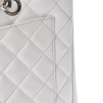 Chanel Caviar Quilted Grand Shopping Tote GST White 13 of 17