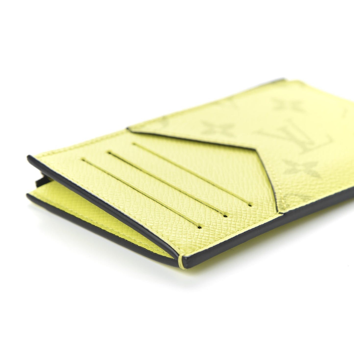 Monogram Taiga Coin Card Holder Yellow