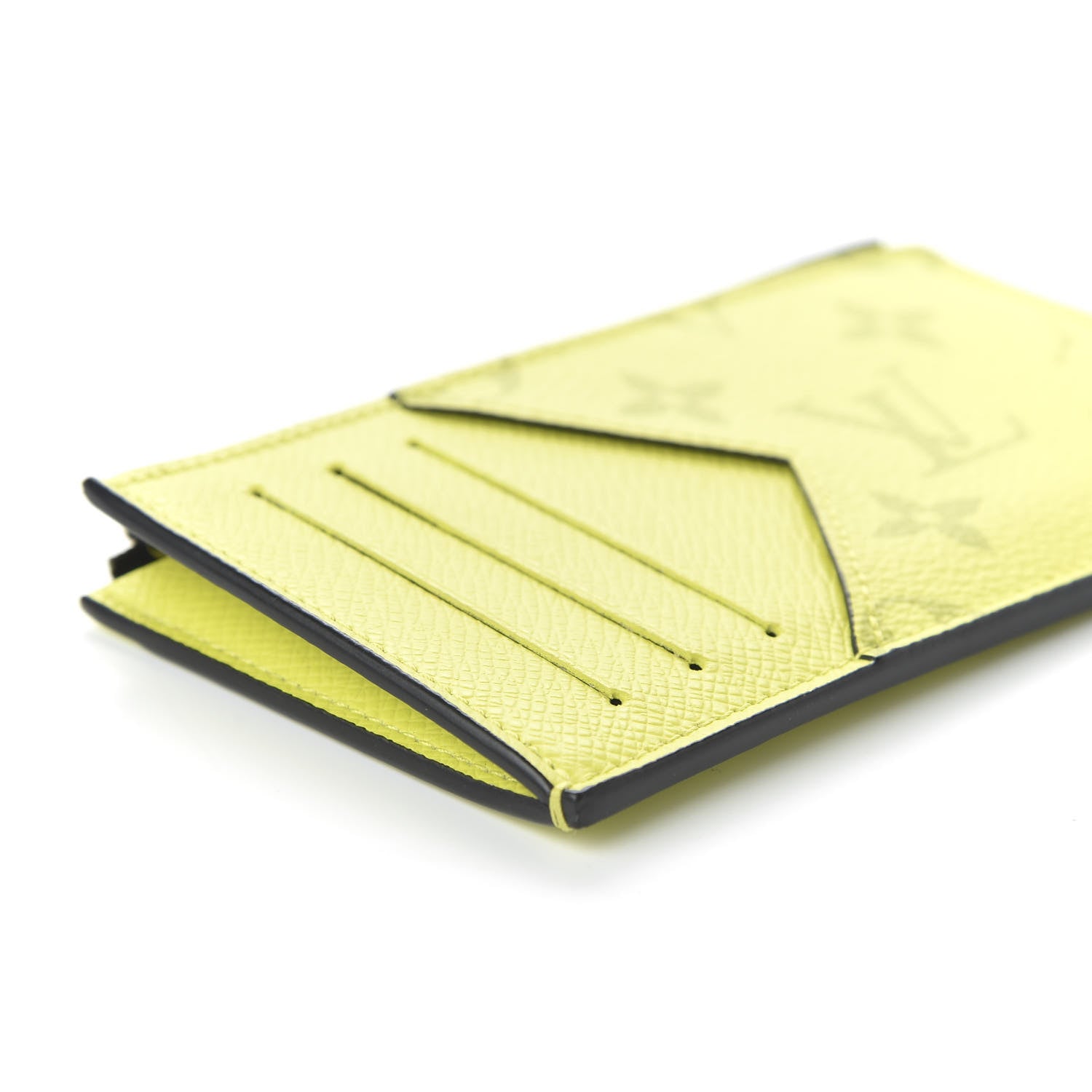 Louis Vuitton Monogram Taiga Coin Card Holder Yellow 6 of 10