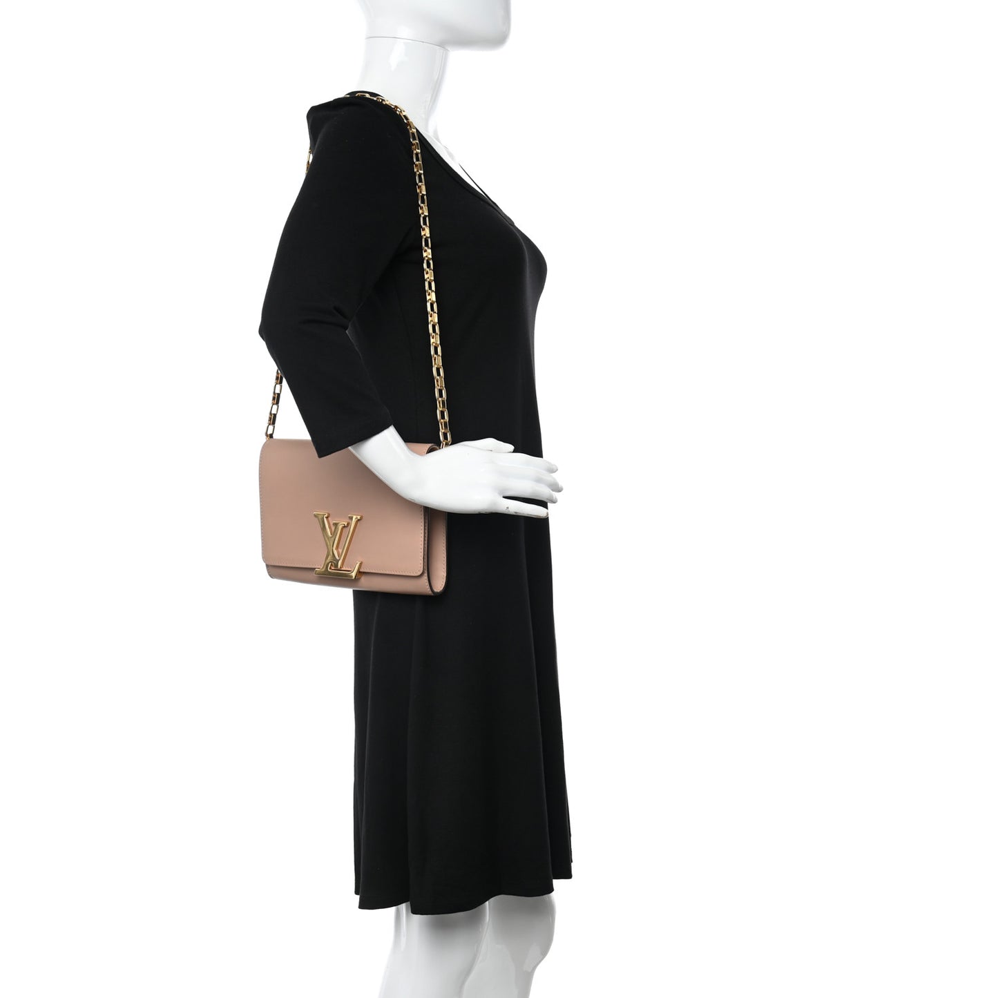 Calfskin Chain Louise Nude
