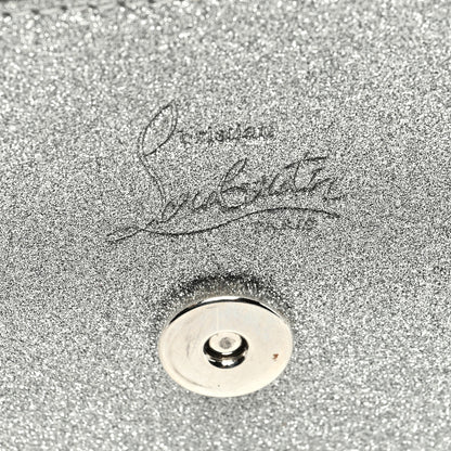 Christian Louboutin Glitter Calfskin Loubi54 Wallet On Chain Silver 6 of 11