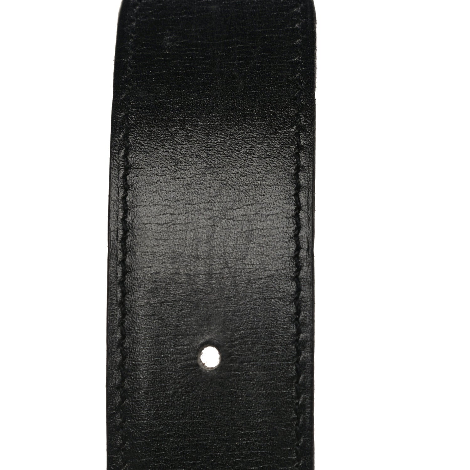 Hermes Box Courchevel 32mm H Belt 74 Black Gold 13 of 14