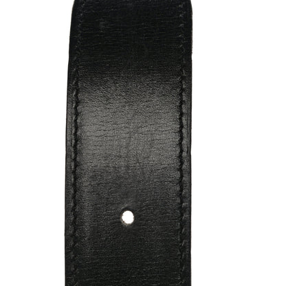 Hermes Box Courchevel 32mm H Belt 74 Black Gold 13 of 14