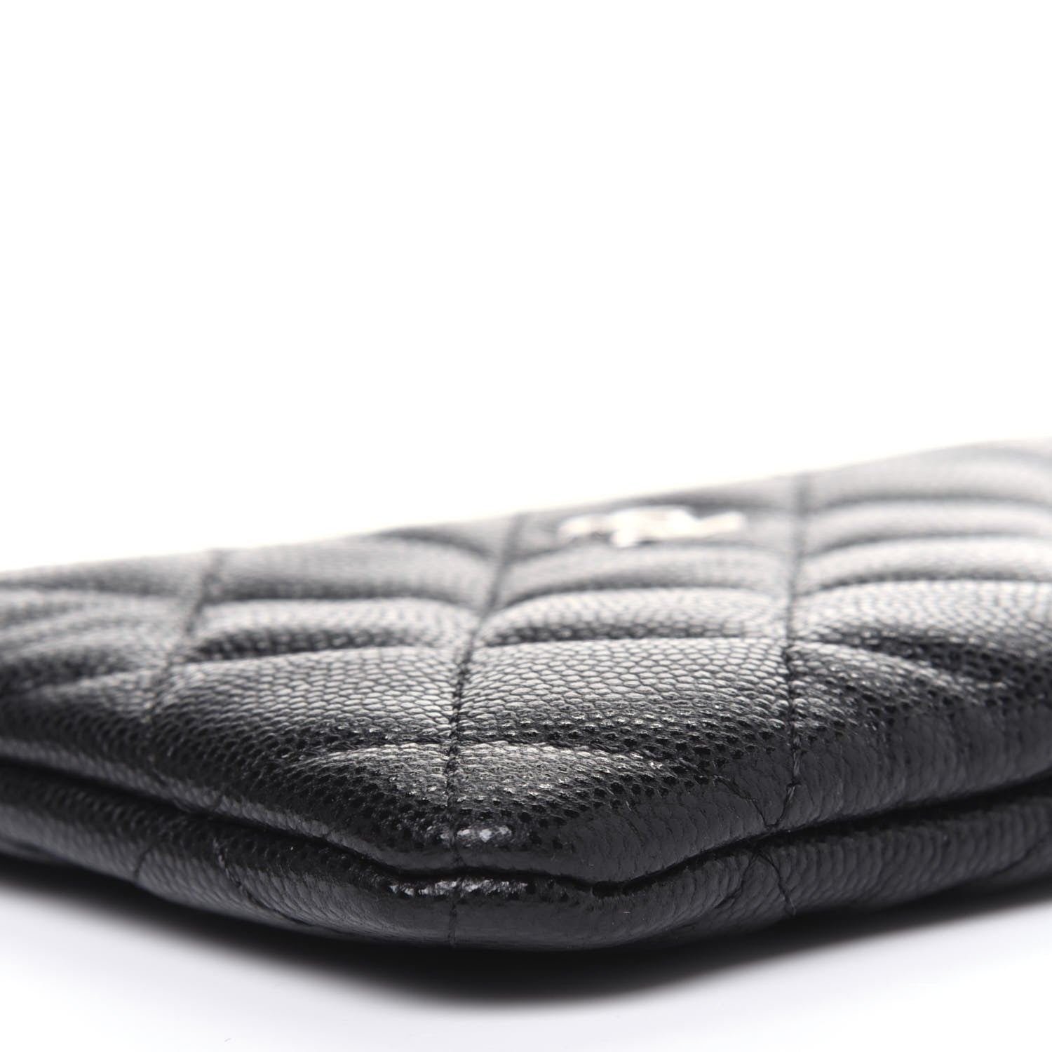 Chanel Caviar Quilted Small Cosmetic Case Black 8 of 11