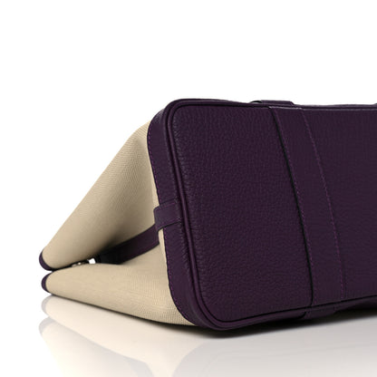 Hermes Toile Militaire Negonda Garden Party 30 TPM Beton Cassis 8 of 11