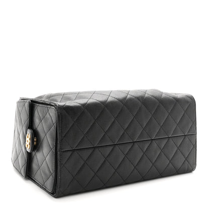 Chanel Caviar Quilted Medium Chanel 25 Handbag Black 5 of 11