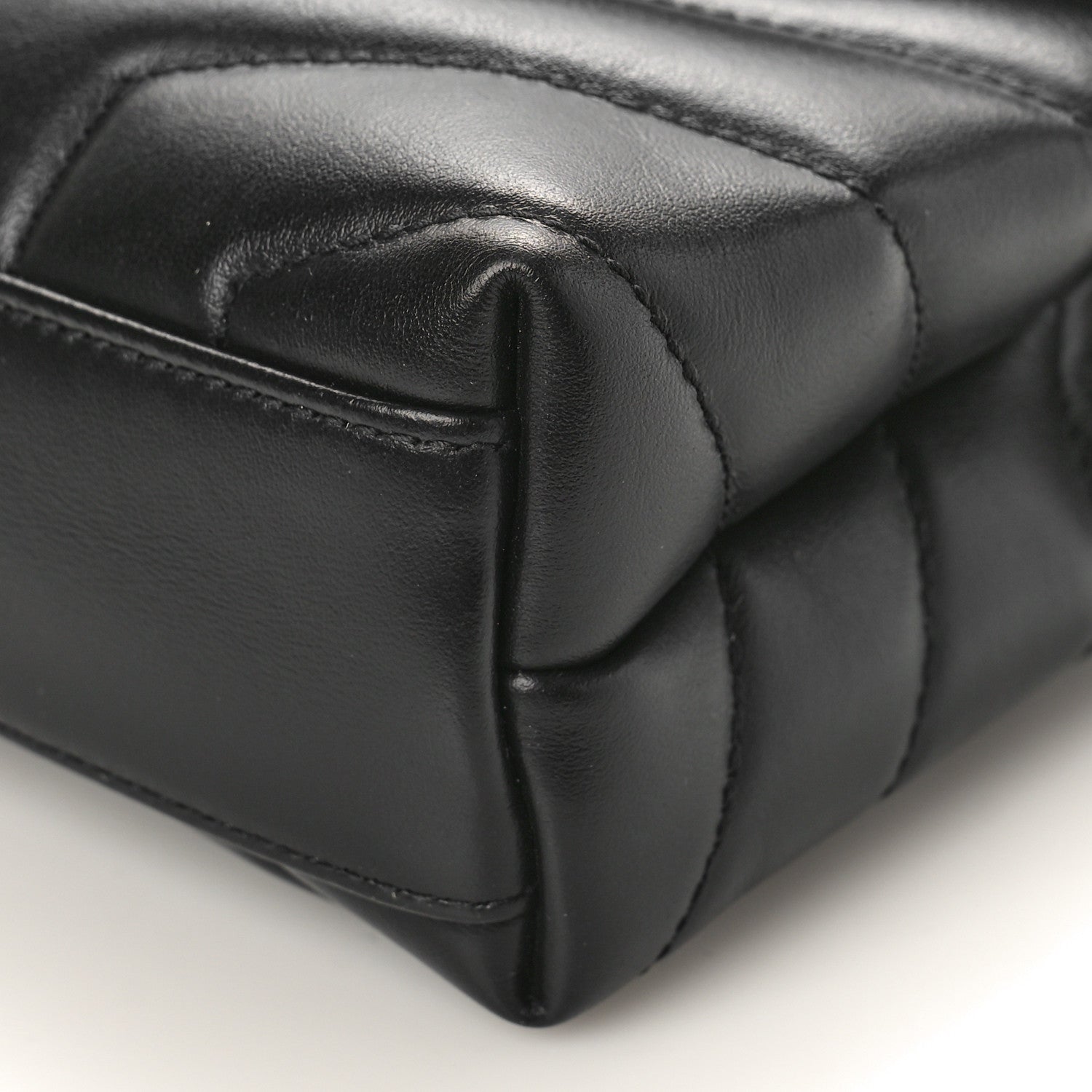 Saint Laurent Calfskin Y Quilted Monogram Toy Loulou Crossbody Bag Black 8 of 8