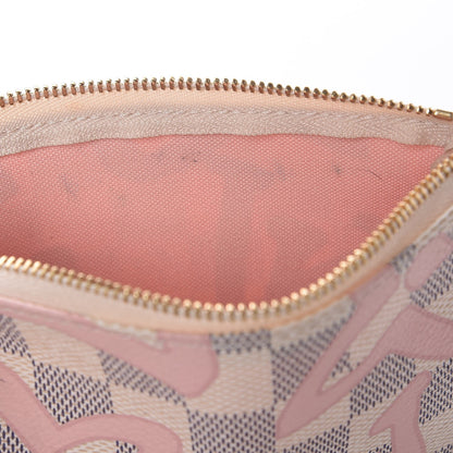 Louis Vuitton Damier Azur Tahitienne Mini Pochette Accessories 6 of 10