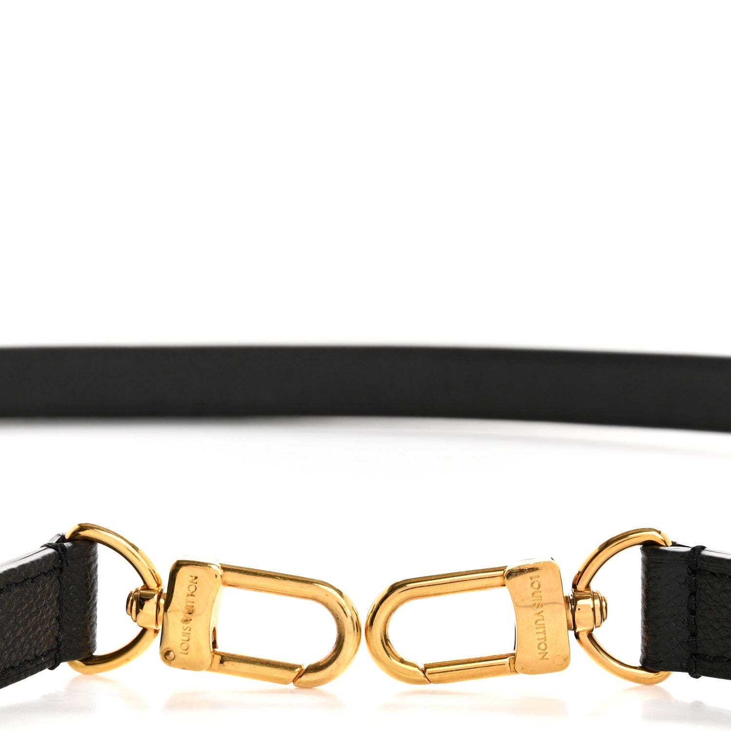 Louis Vuitton Empreinte Adjustable Shoulder Strap Black 3 of 4