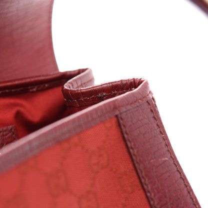 Gucci Monogram Bamboo Bullet Bag Red 11 of 13