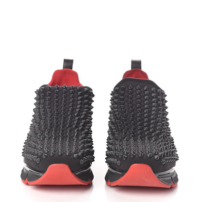 Christian Louboutin Neoprene Spike Sock Donna Flat Sneakers 35 Black 2 of 7