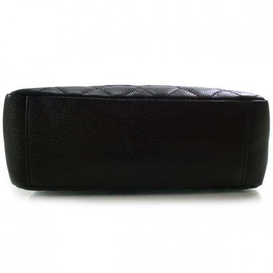 Caviar Petit Shopping Tote PST Black