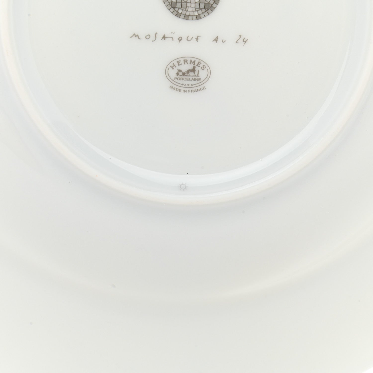 Hermes Porcelain Mosaique Au 24 Platine Soup Bowl Set of 2 6 of 8
