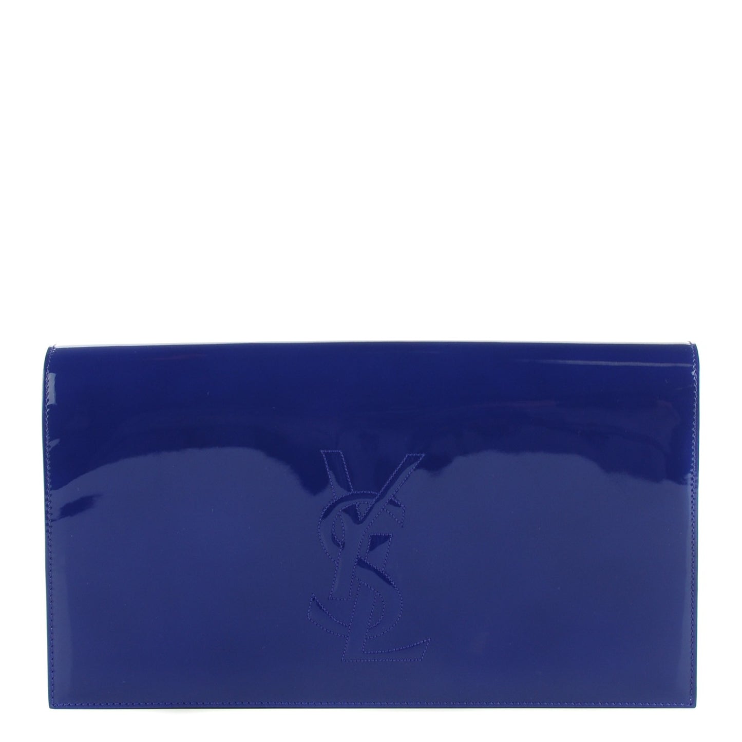 Patent Large Belle De Jour Clutch Royal Blue