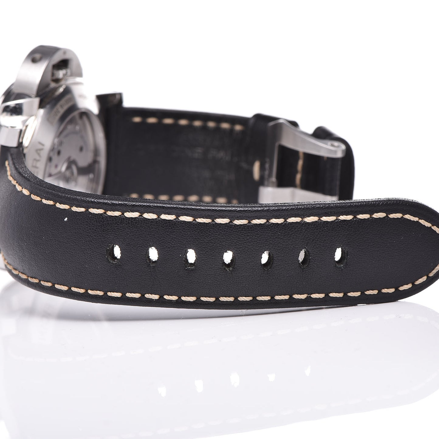 Stainless Steel Calfskin 44mm Luminor Marina 1950 Automatic Watch Black PAM00359