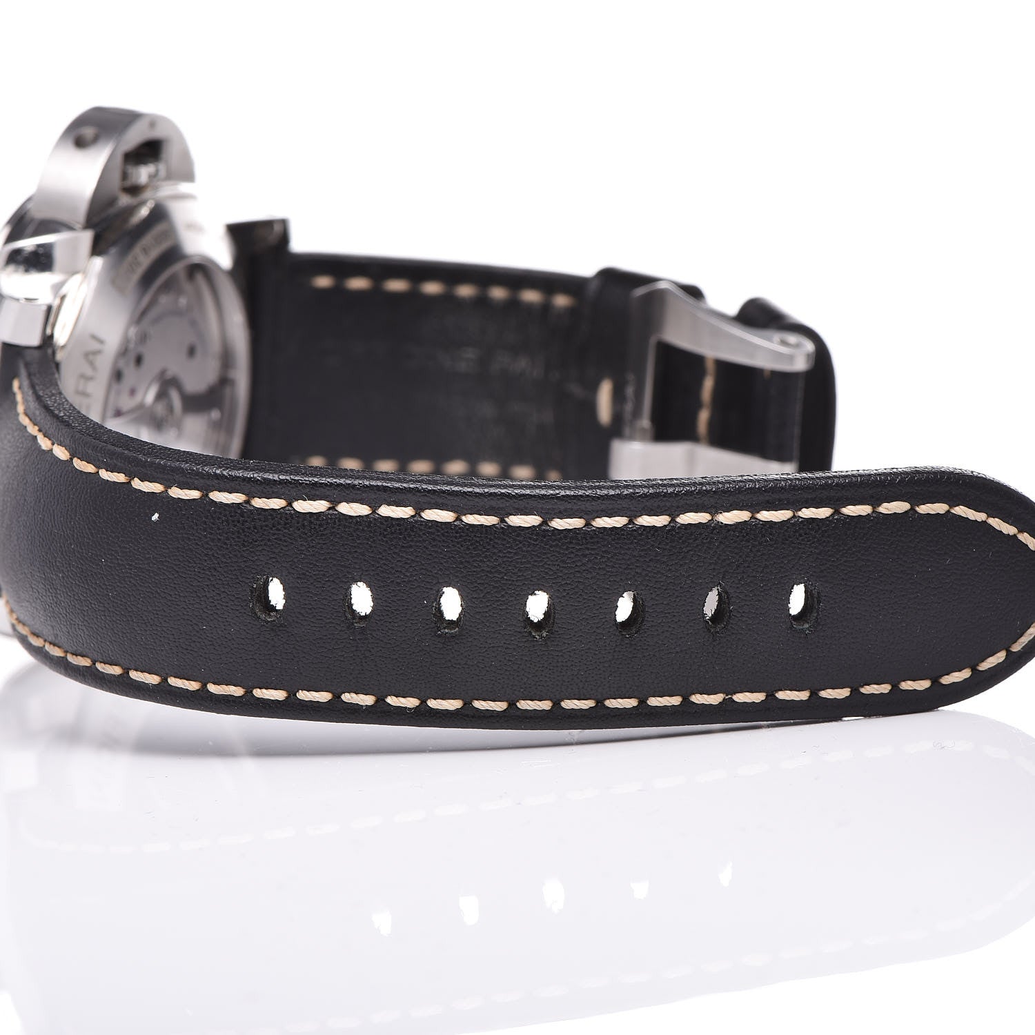 Panerai Stainless Steel Calfskin 44mm Luminor Marina 1950 Automatic Watch Black PAM00359 7 of 12