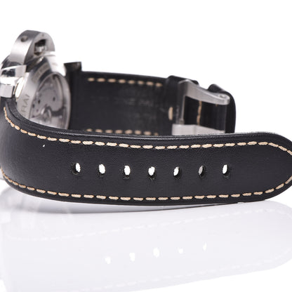 Panerai Stainless Steel Calfskin 44mm Luminor Marina 1950 Automatic Watch Black PAM00359 7 of 12