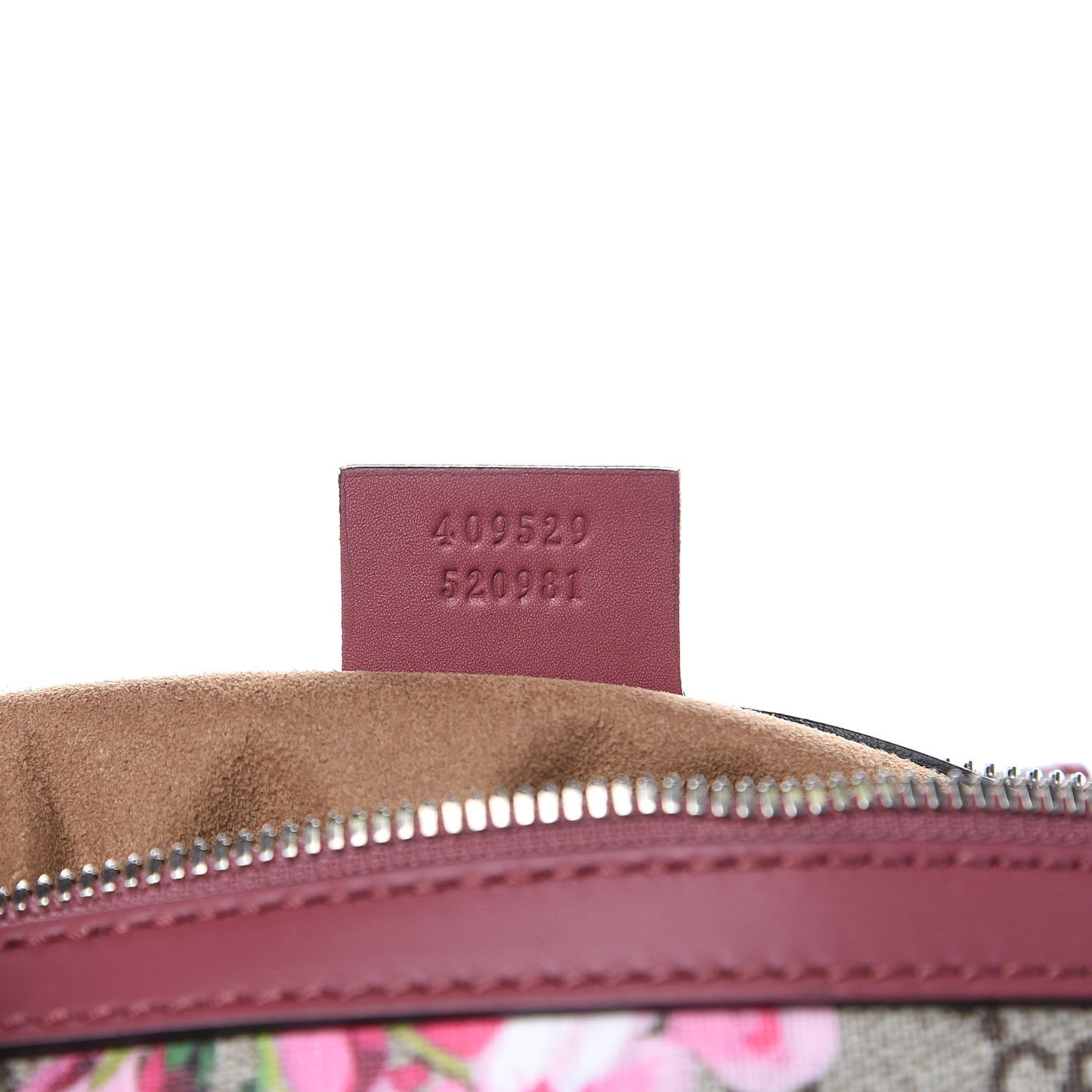GG Supreme Monogram Blooms Small Boston Beige Multicolor Dry Rose