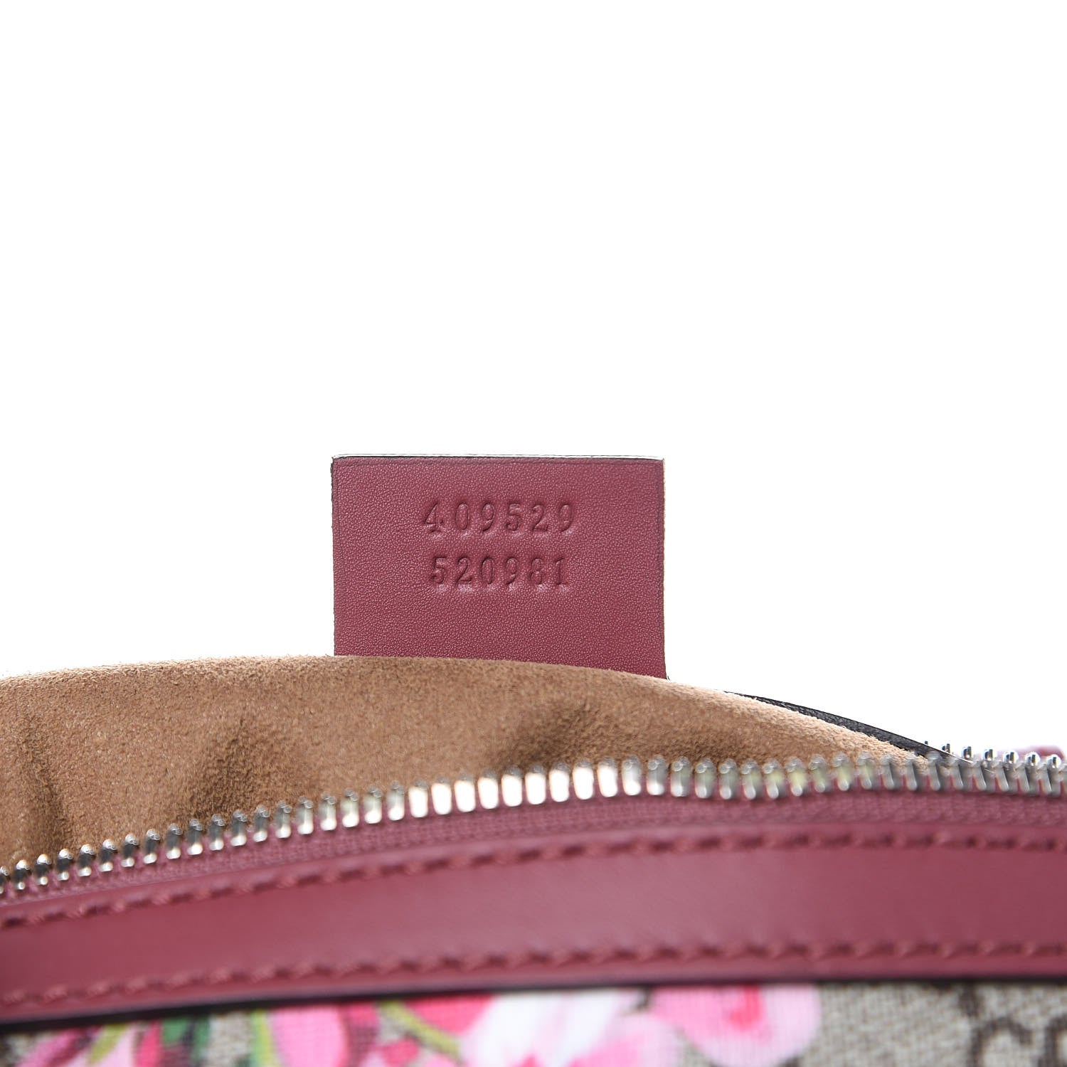 Gucci GG Supreme Monogram Blooms Small Boston Beige Multicolor Dry Rose 7 of 10