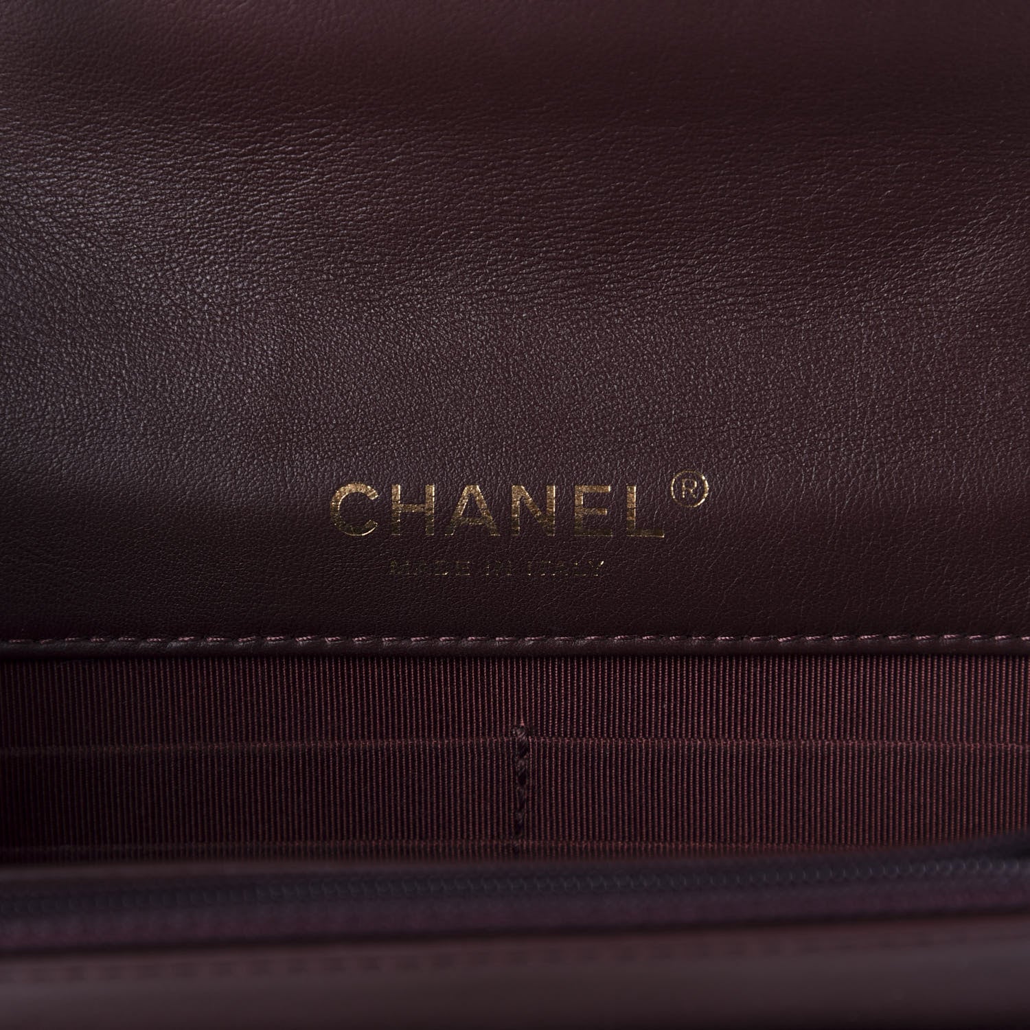 Chanel Patent Quilted Golden Class Wallet on Chain WOC Burgundy 6 of 10