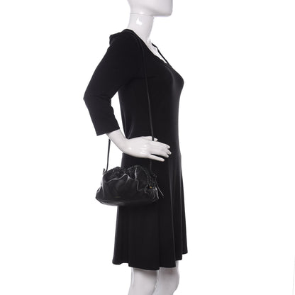 Mansur Gavriel Lambskin Mini Cloud Clutch Black Flamma 2 of 9