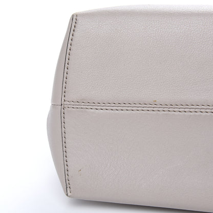 Fendi Vitello Dolce 4 Color Medium By The Way Boston Bag Grigio Polvere Emerald Multicolor 14 of 15