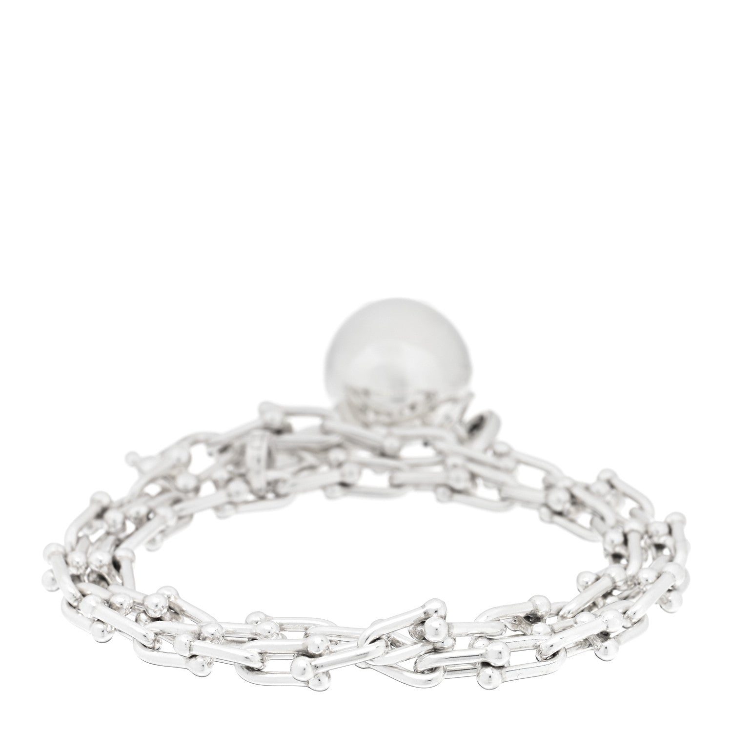 Tiffany Sterling Silver HardWear Wrap Bracelet 3 of 4