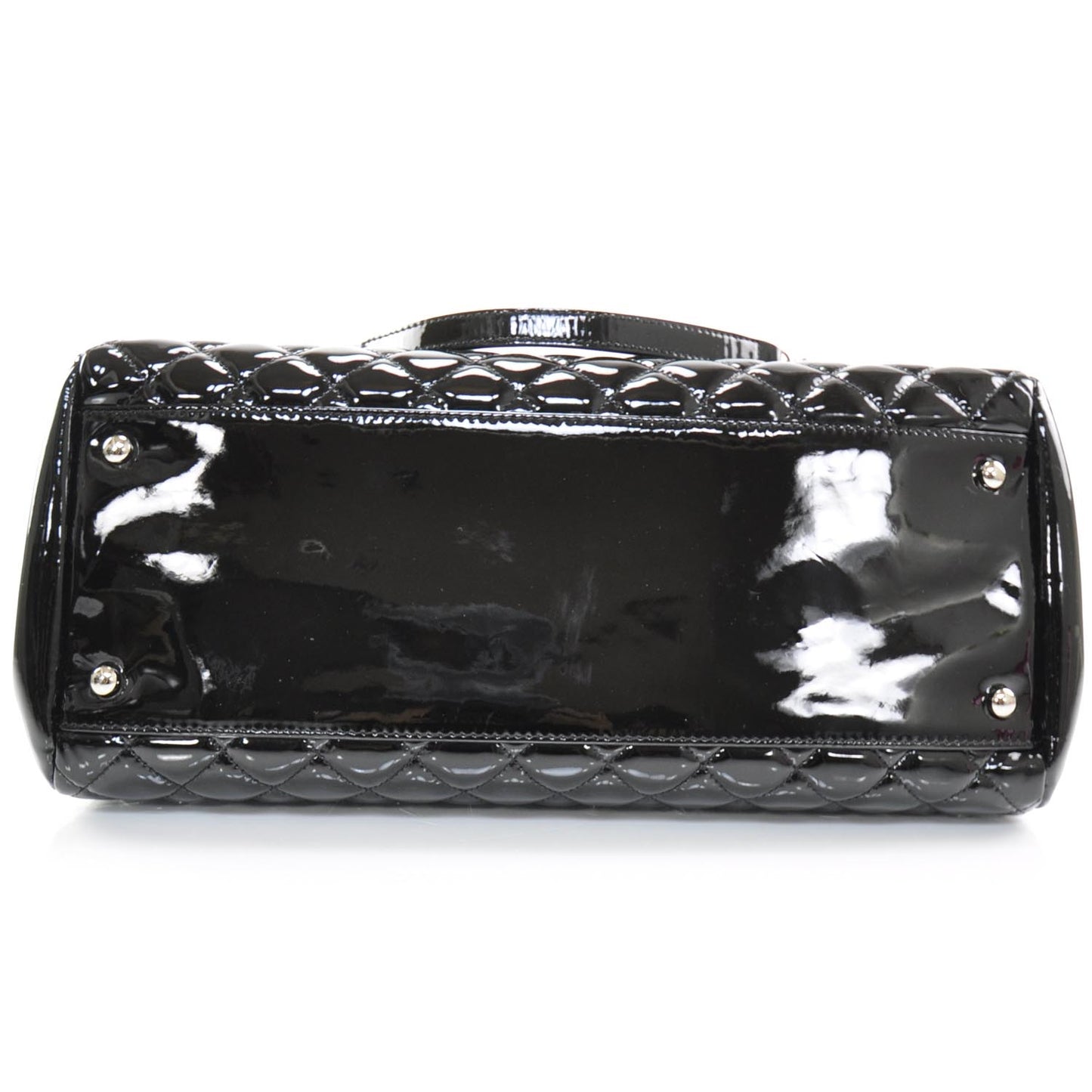 Patent Quilted Large Just Mademoiselle Black