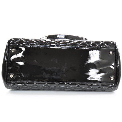 Chanel Patent Quilted Large Just Mademoiselle Black 5 of 10
