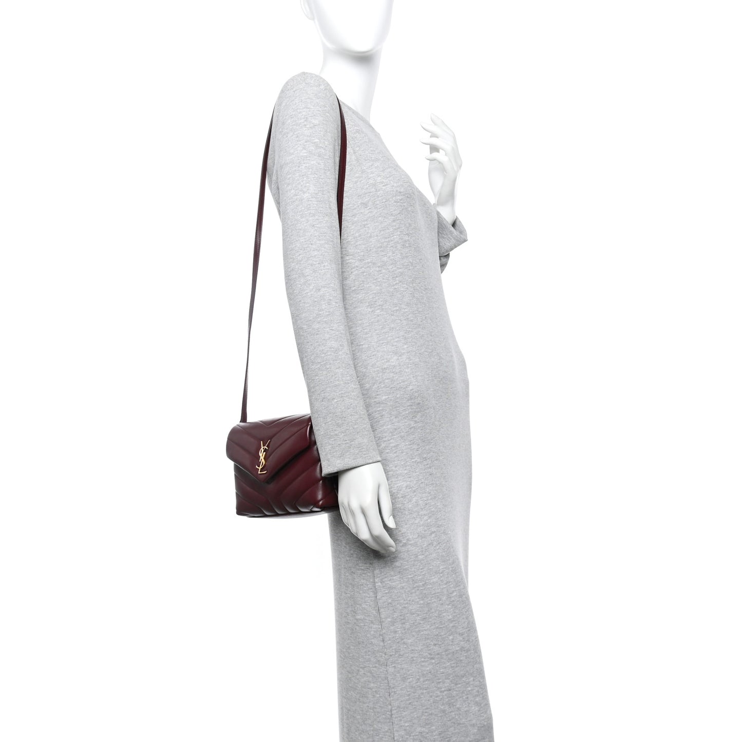 Calfskin Y Quilted Monogram Toy Loulou Monogram Crossbody Bag Rouge Legion