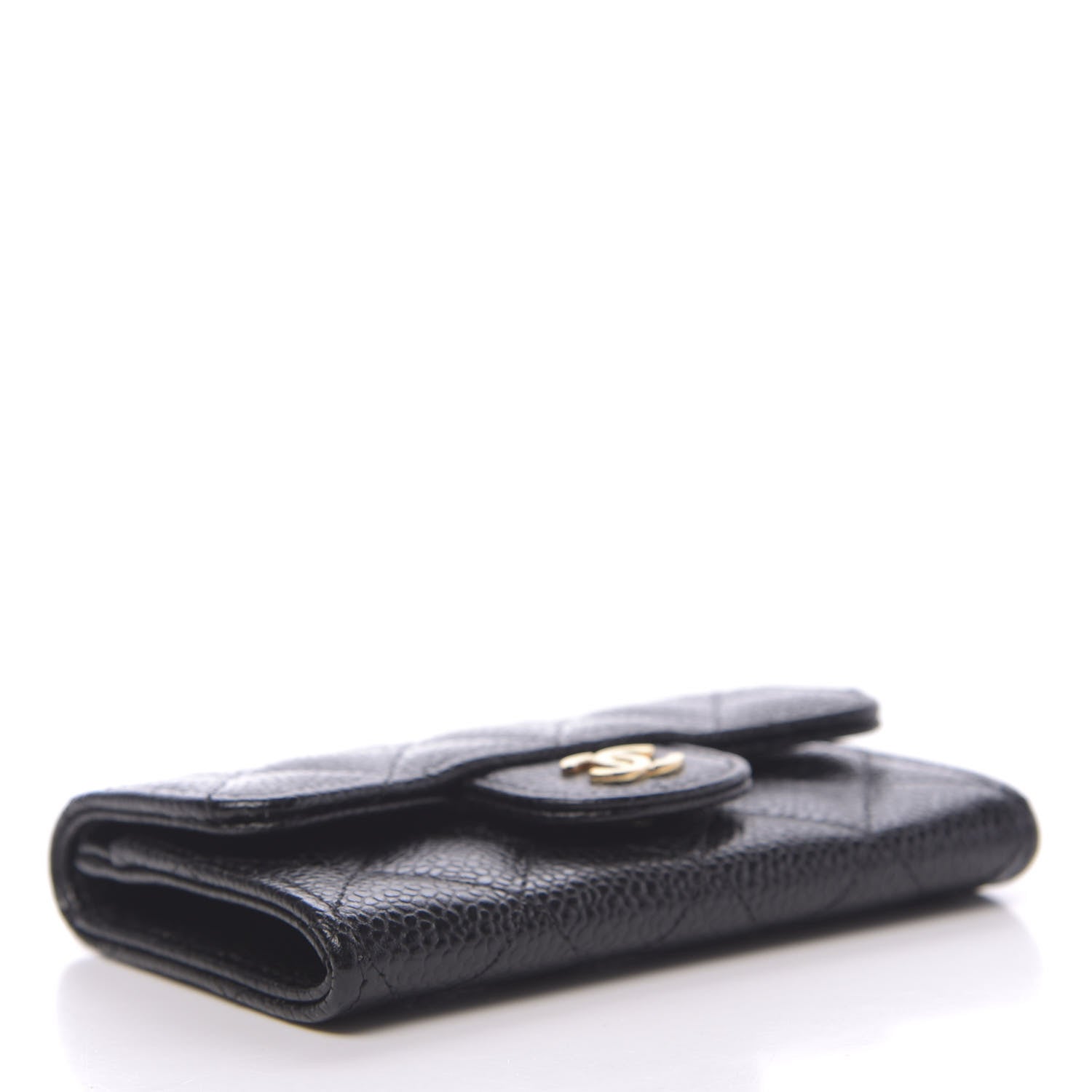 Chanel Caviar Quilted Flap Card Holder Black 4 of 9