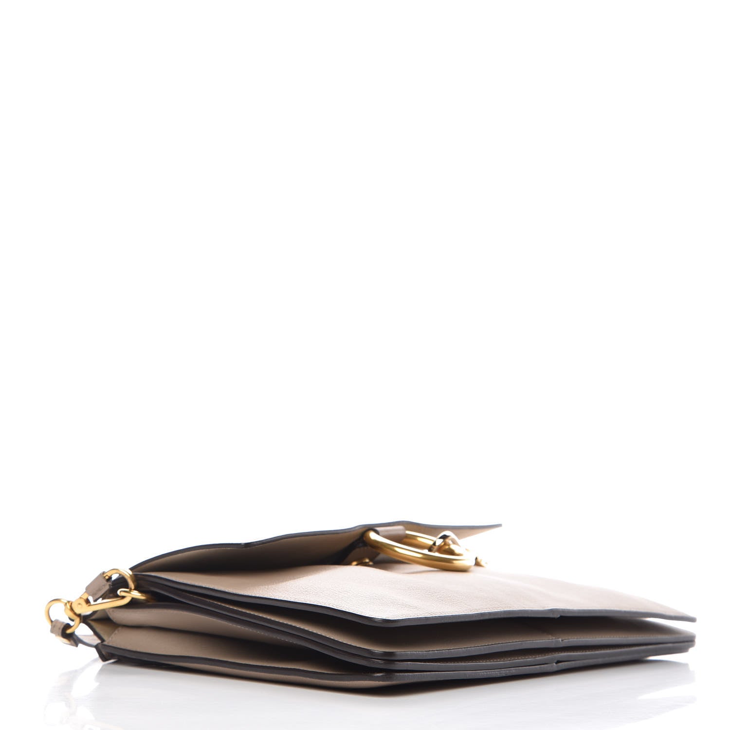 Chloe Calfskin Medium Faye Shoulder Bag Motty Grey 4 of 12
