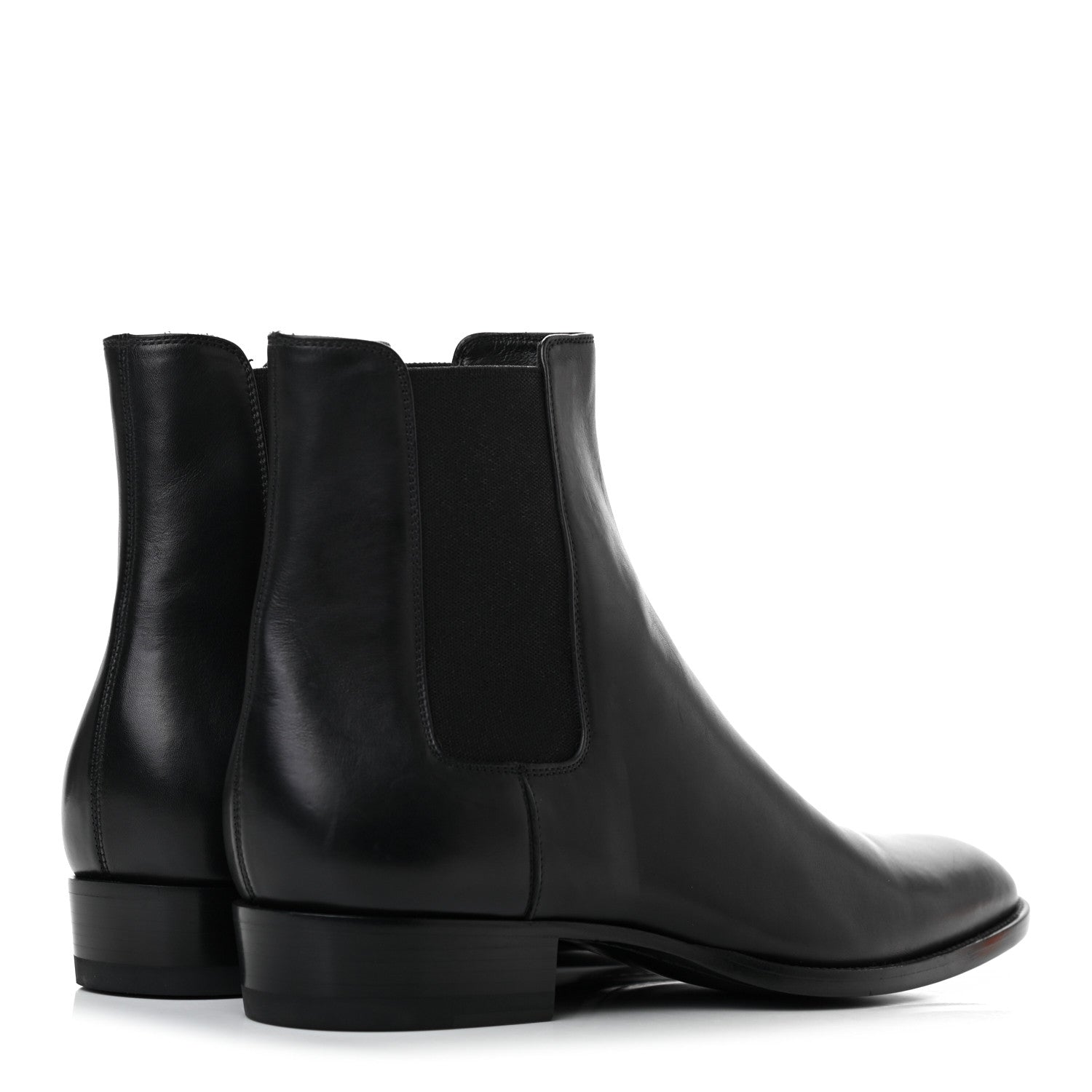 Saint Laurent Calfskin Mens Marrakesh Ankle Boots 42 Black 4 of 7