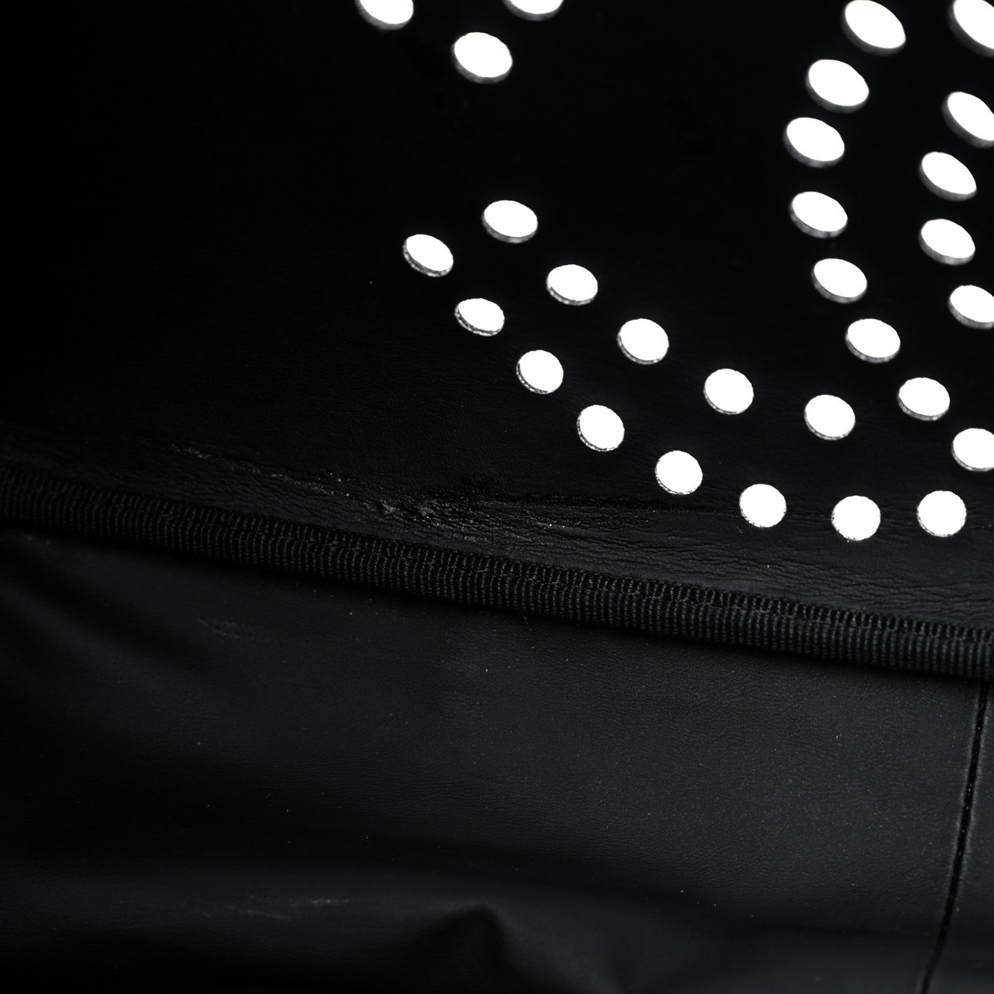 Patent Perforated CC Handle Bag Black