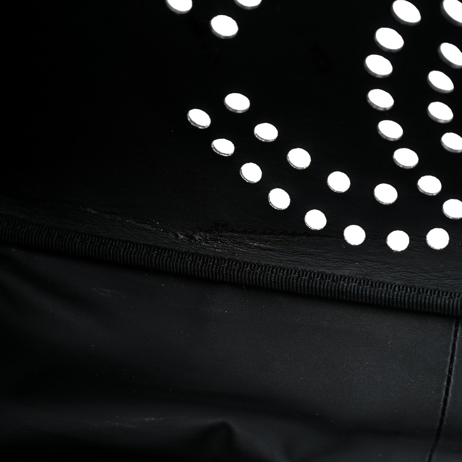 Chanel Patent Perforated CC Handle Bag Black 12 of 15