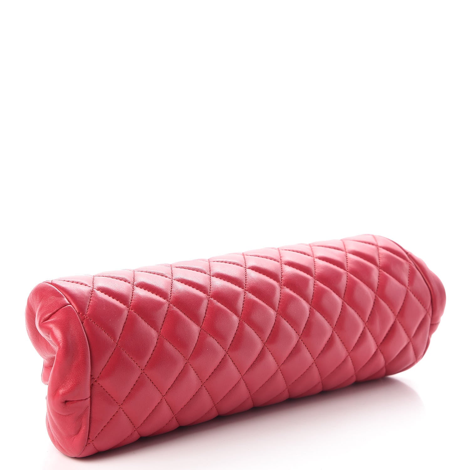 Chanel Lambskin Quilted Timeless Clutch Fuchsia 4 of 7