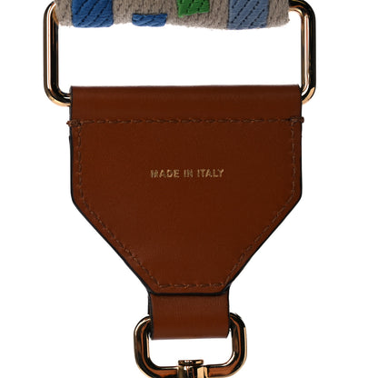 Fendi Canvas Calfskin FF 1974 Adjustable Strap You Multicolor Cuoio 5 of 9