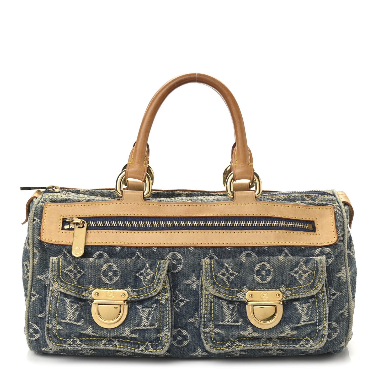 Monogram Denim Neo Speedy Blue