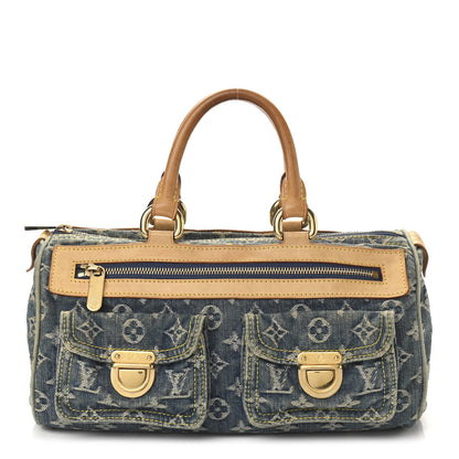 Louis Vuitton Monogram Denim Neo Speedy Blue 1 of 12