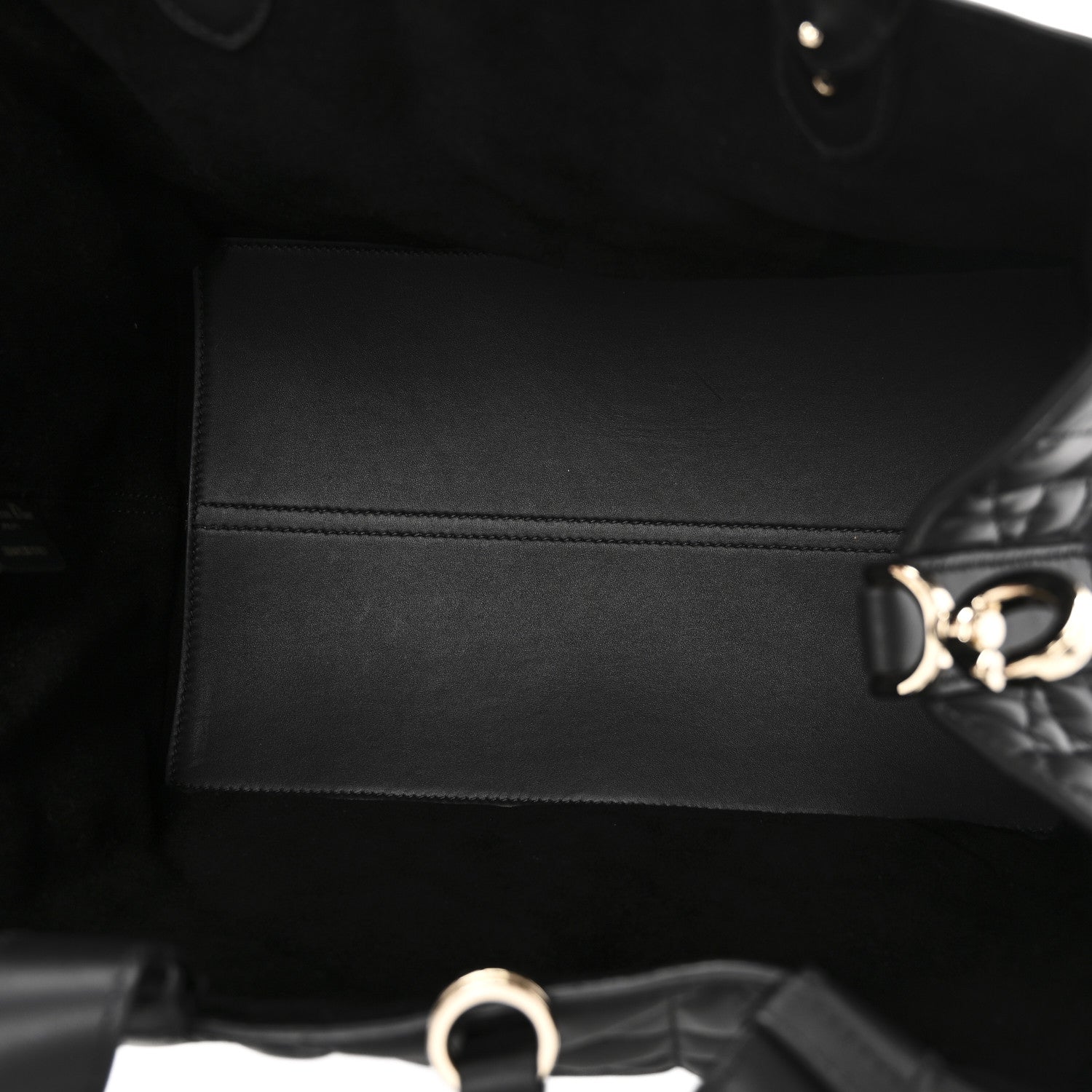Christian Dior Calfskin Macrocannage Medium Toujours Black 6 of 12