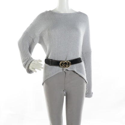 Gucci Patent Interlocking G Belt 85 34 Black 2 of 7