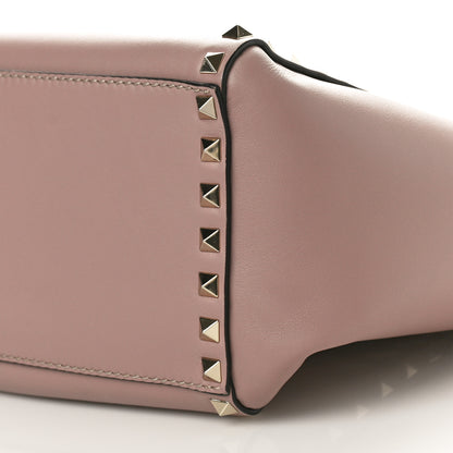 Valentino Garavani Vitello Rockstud Double Handle Tote Poudre 8 of 8