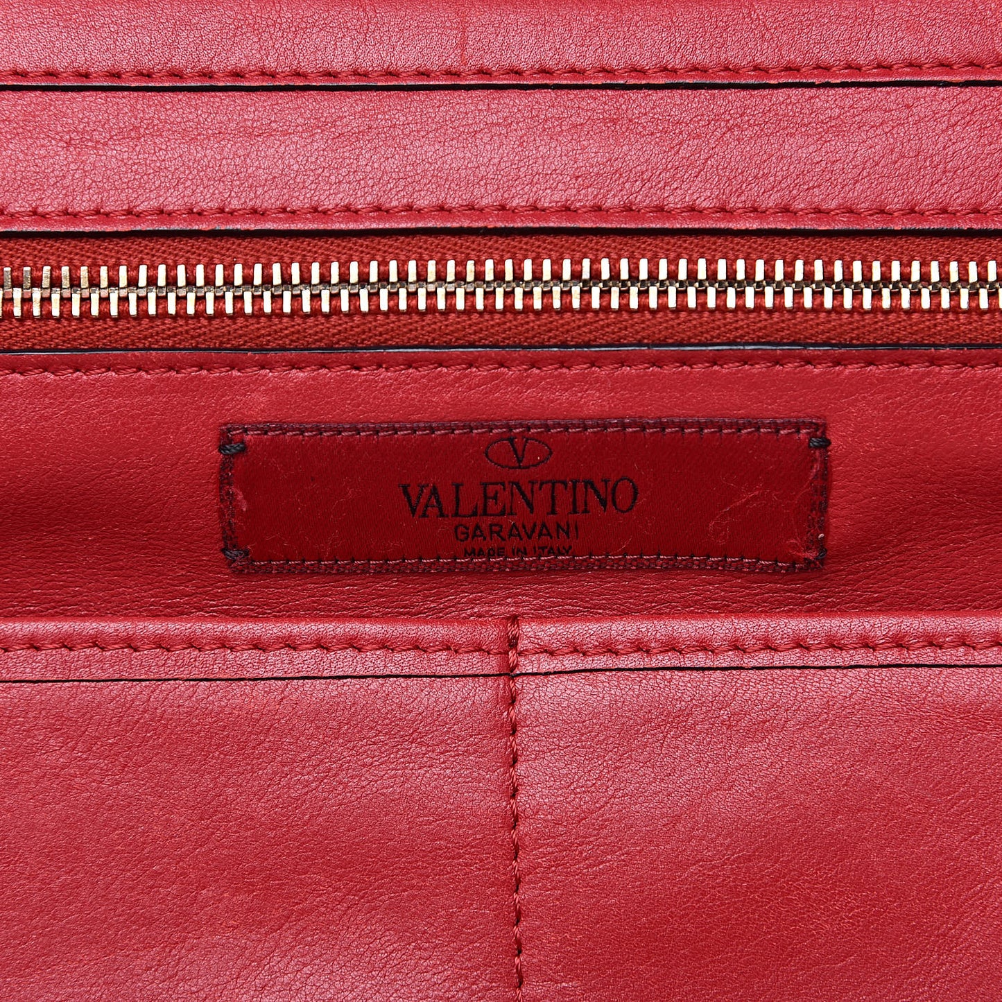 Vitello Colorblock Medium Rockstud Tote Deep Rose Clover Grey Scarlet