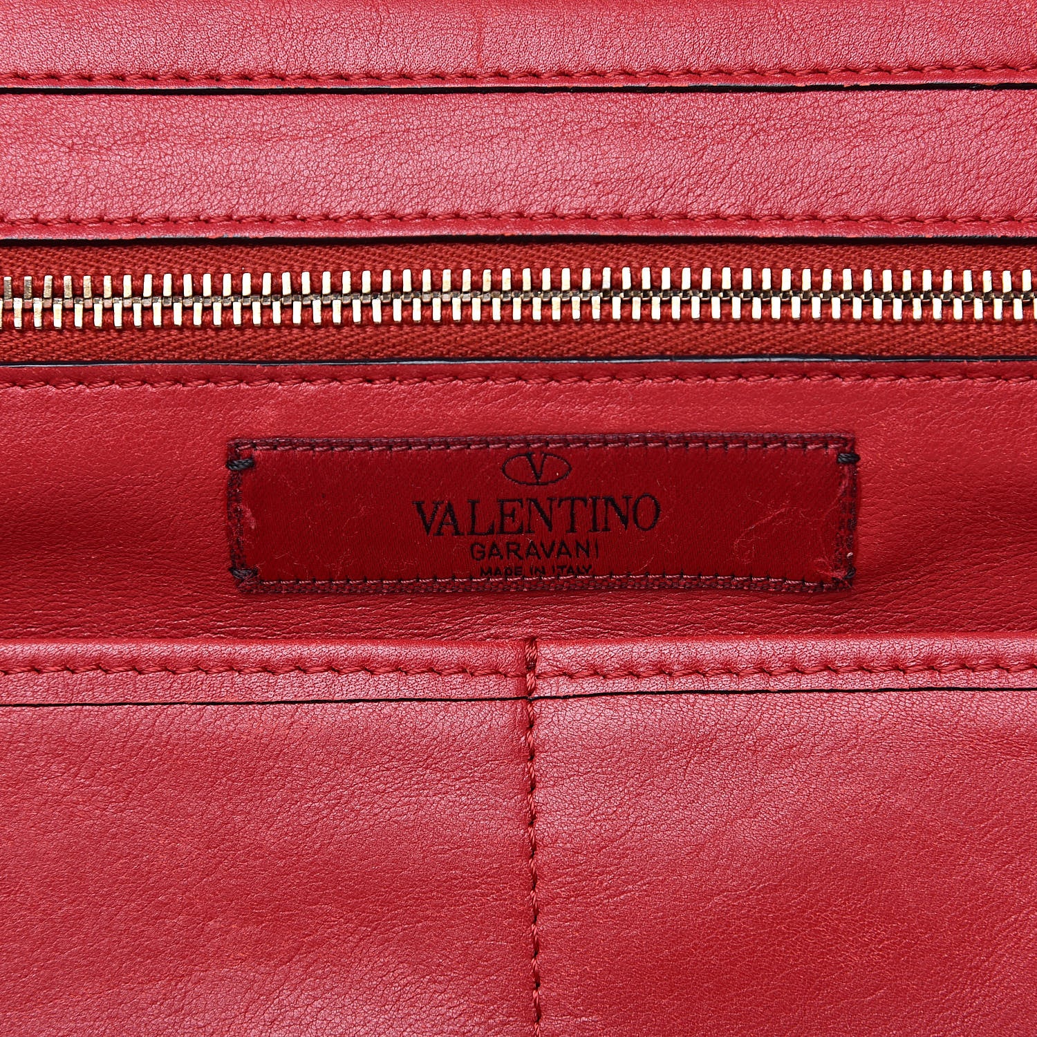 Valentino Garavani Vitello Colorblock Medium Rockstud Tote Deep Rose Clover Grey Scarlet 6 of 20